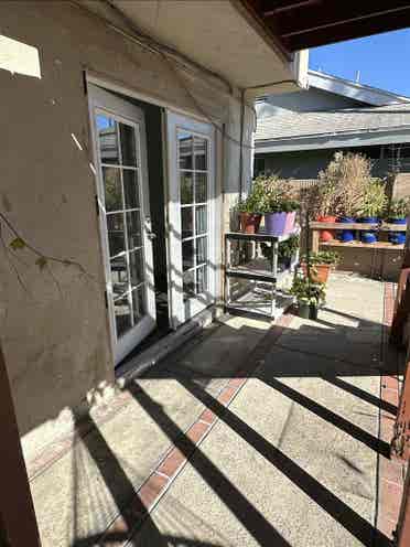 Master with own entrance and bath