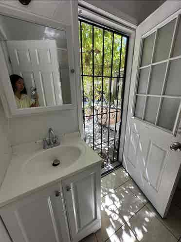 Master with own entrance and bath