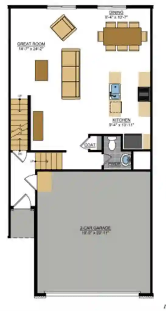 Full Basement w/ Partial Furnishe: