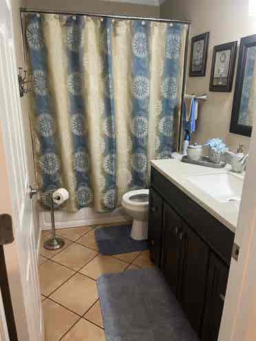 Bedroom & Private Bathroom