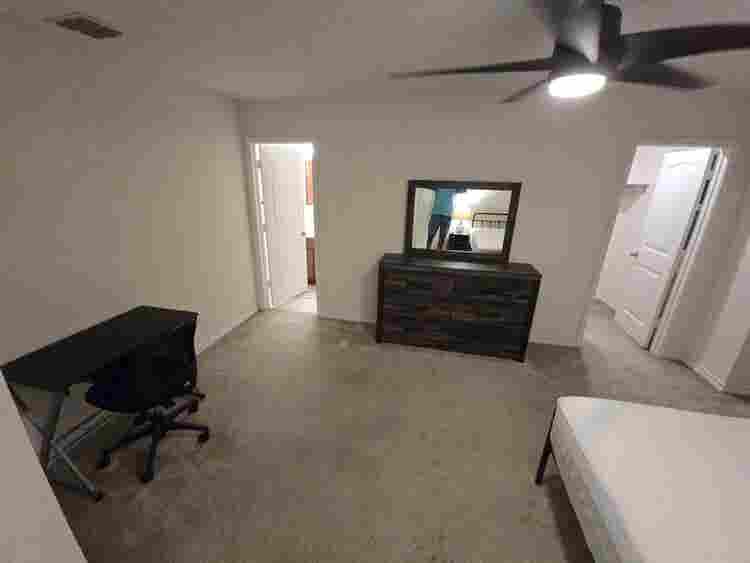 Furnished large master bedroom