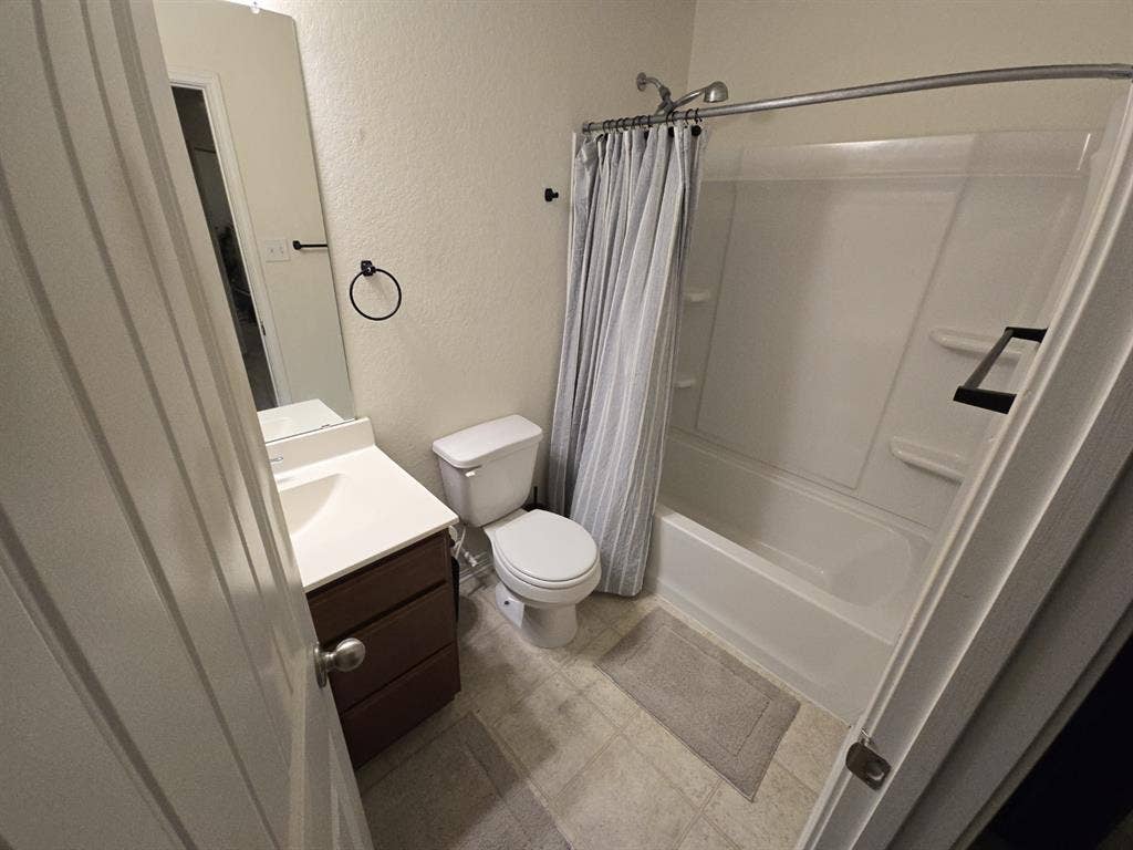 Furnished large master bedroom