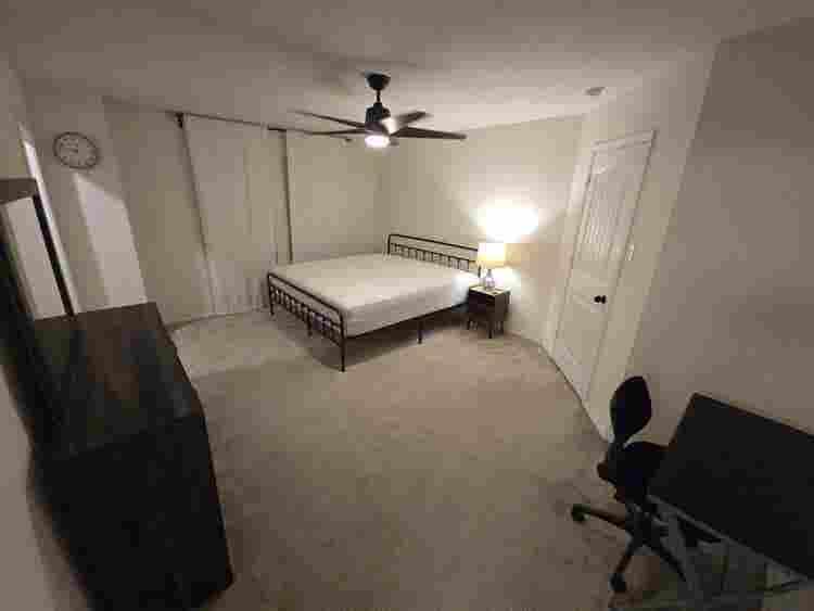 Furnished large master bedroom