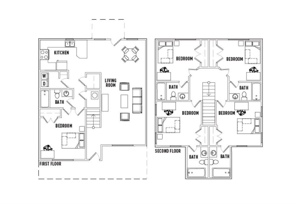 Apartment at the Retreat /month