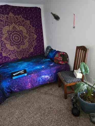 Private room for rent Available now