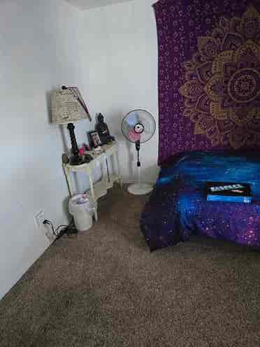 Private room for rent Available now