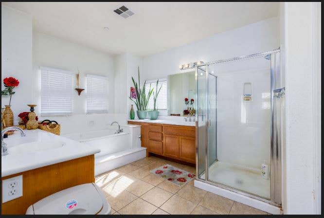 Master bedroom with own bathroom