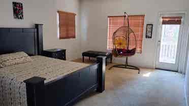 Master bedroom with own bathroom