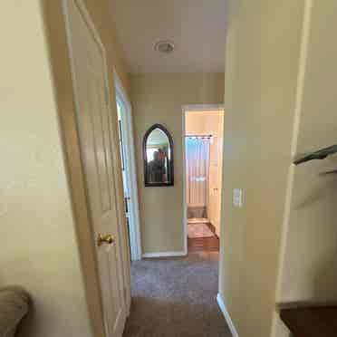 Furnished, Private Bed & Bath