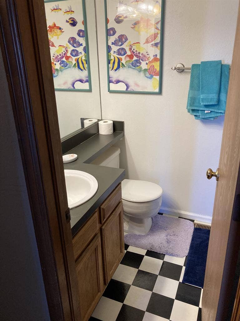 Spacious room and bath for female
