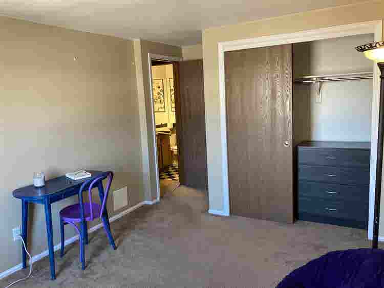 Spacious room and bath for female