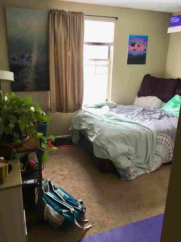 Spacious room and bath for female