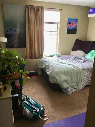 Spacious room and bath for female