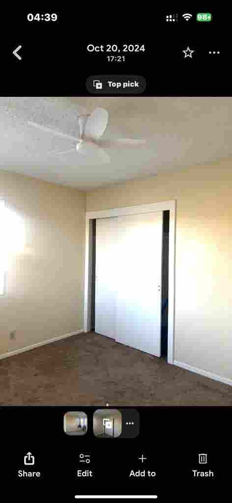 Upstairs furnished/unfurnished room
