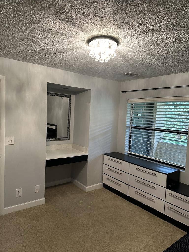 Private bedroom and bathroomm