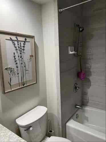 Private bedroom/bathroom.