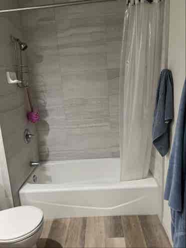 Private bedroom/bathroom.