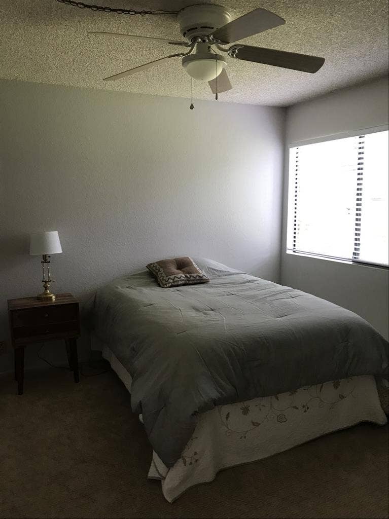 Private bedroom/bathroom.