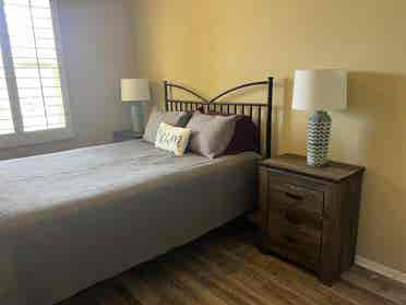 Furnished large room w/ensuite bath