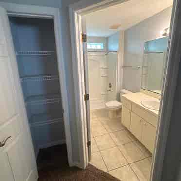 Private room shared bathroom