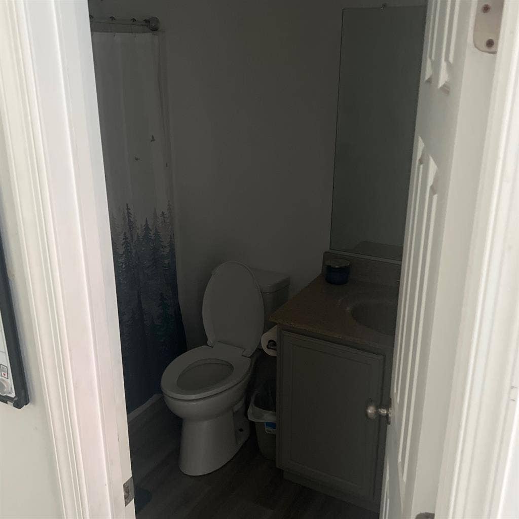 Large room w/ semi private bathroom
