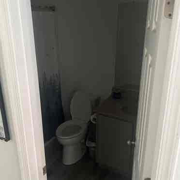 Large room w/ semi private bathroom