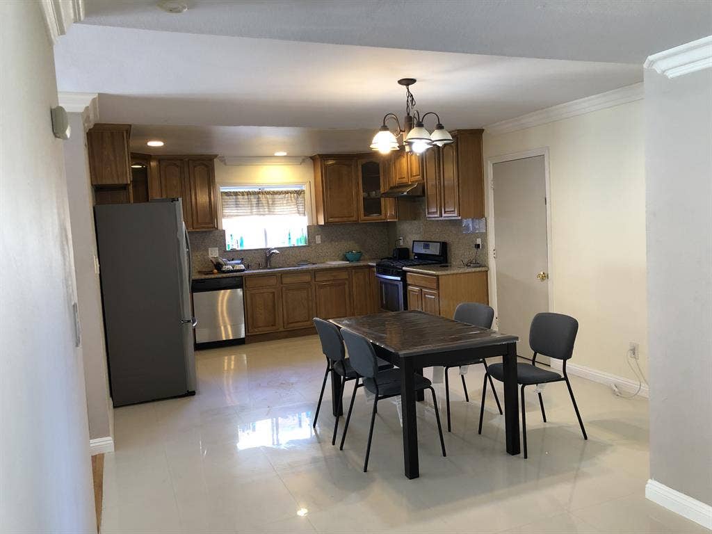 A furnished room to rent in a house