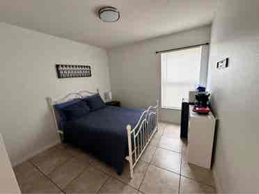Room for rent with shared bathroom.