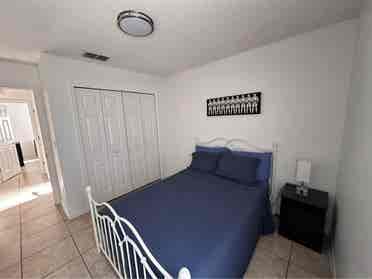 Room for rent with shared bathroom.