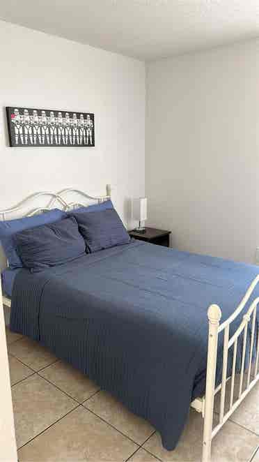 Room for rent with shared bathroom.