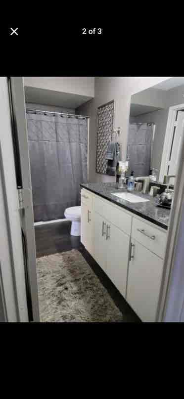 Furnished room private bathroom