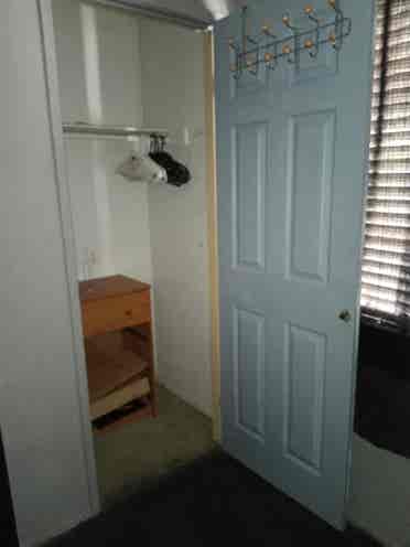 A Room w/ Bed, TV and Closet