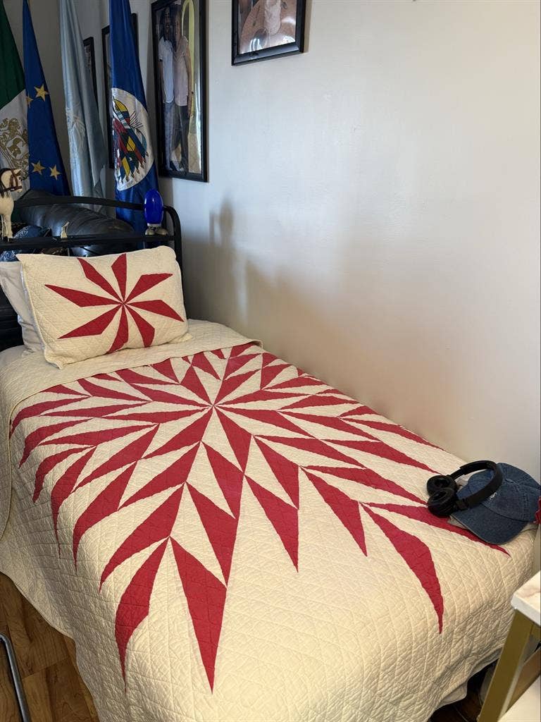 SMALL…BED…In…THE DINING ROOM: ..