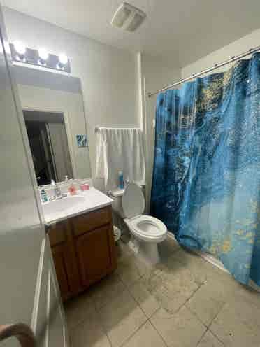 Own room and bathroom