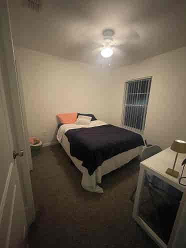 Own room and bathroom