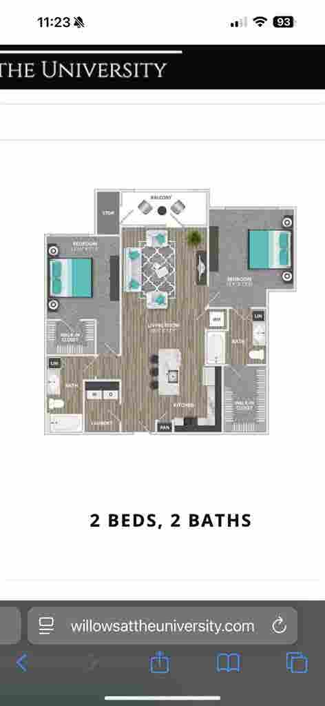 Private room for rent
