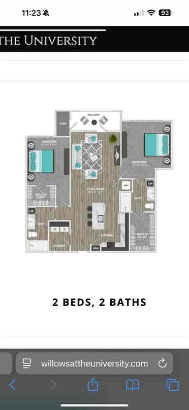 Private room for rent