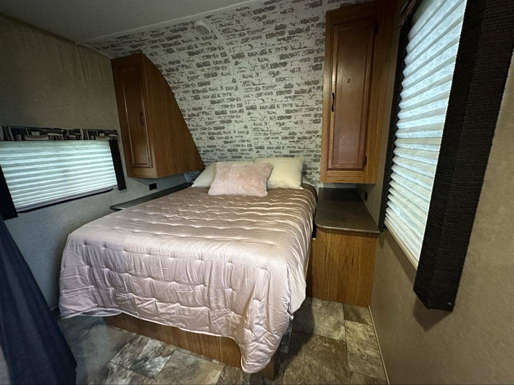 Camper in a beautiful land