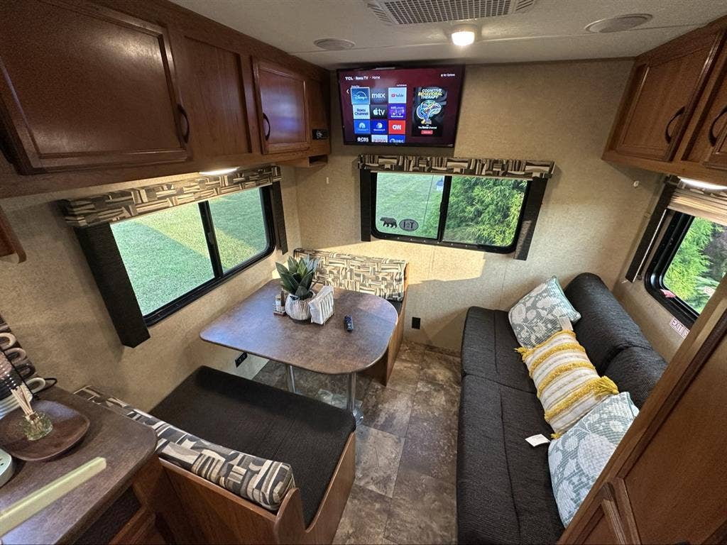 Camper in a beautiful land