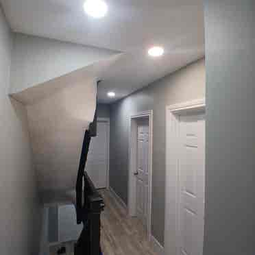 Renting newly renovated rooms.