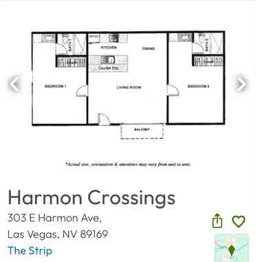 Including utilities and amenities