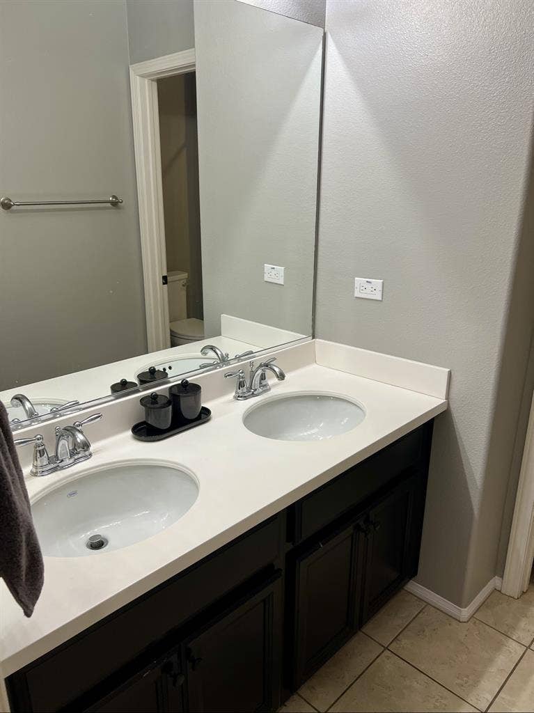 Room with shared bathroom