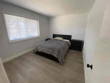A male roommate in a remodeled home