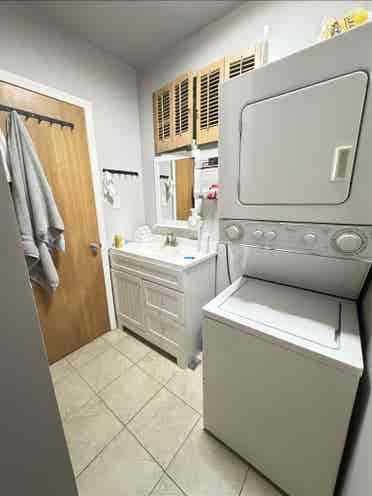 Room in House, backyard grill.