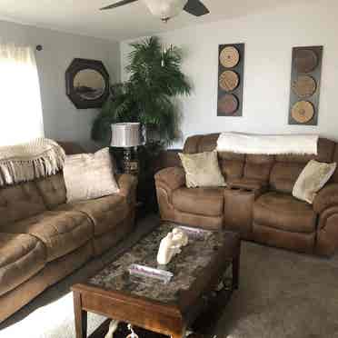 Private room/private bath for rent