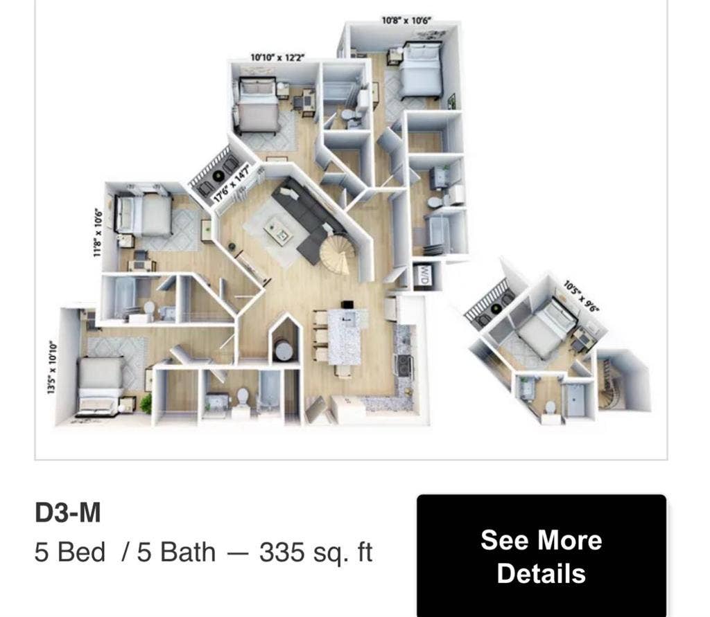 The apartment at UCF