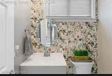 Room with personal bathroom