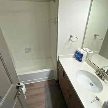 1 Bedroom/ Bathroom (not furnished)