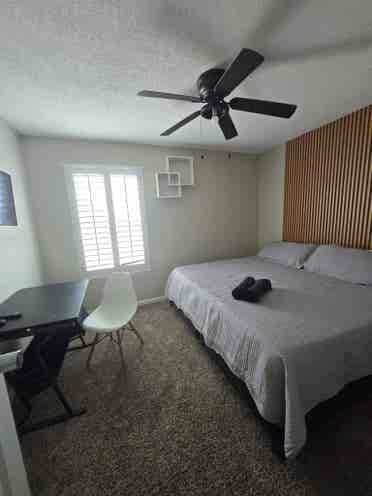 King size Bed  with workstation