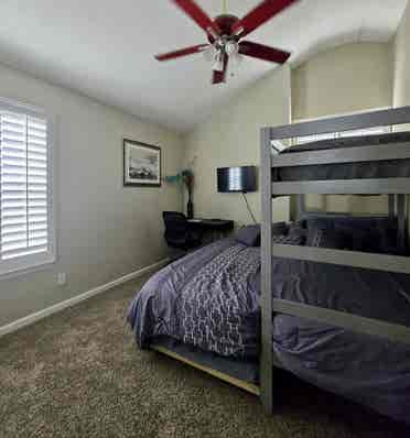 King size Bed  with workstation